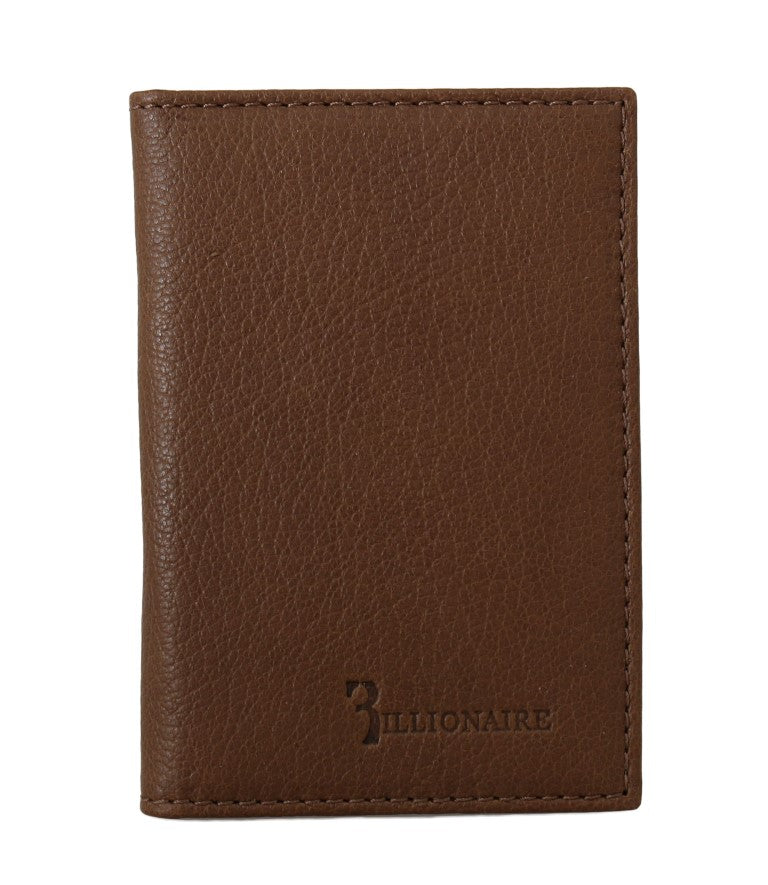 Elegant Leather Men's Wallet in Brown