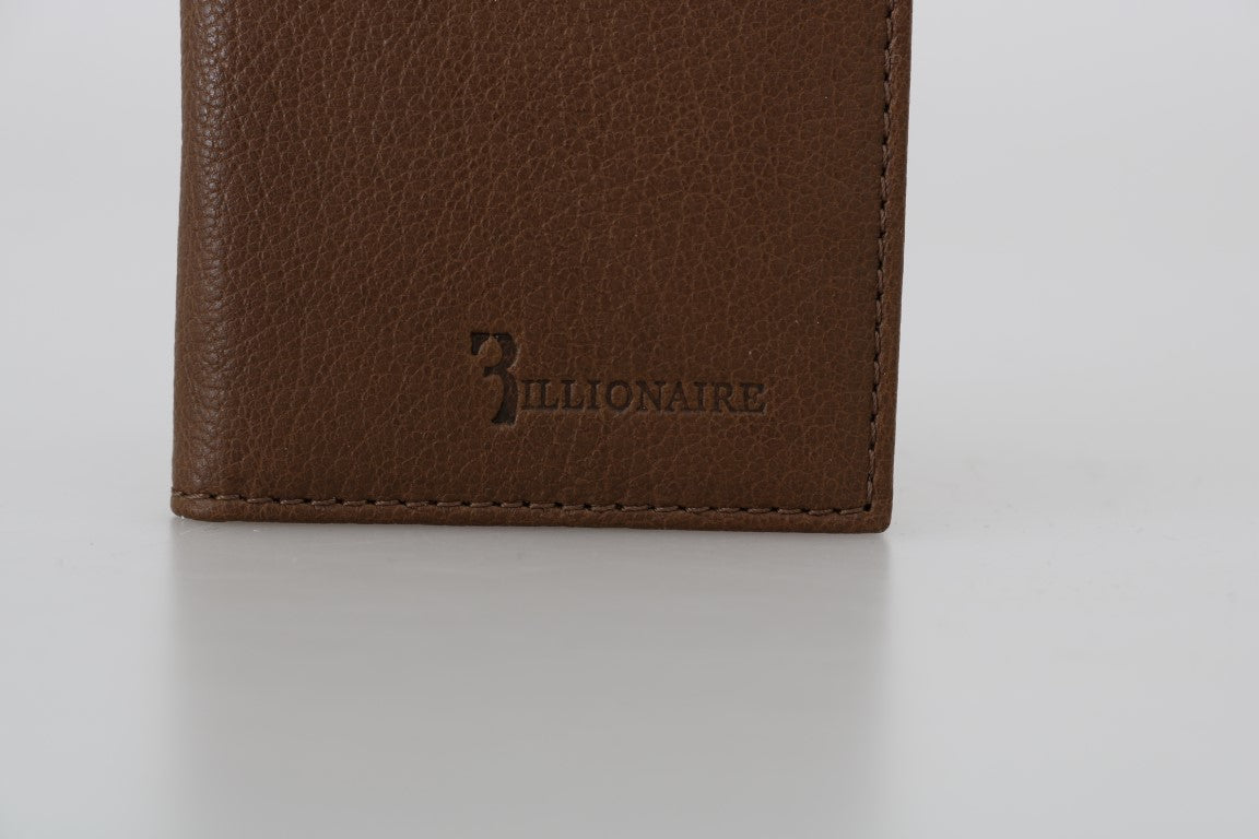 Elegant Leather Men's Wallet in Brown