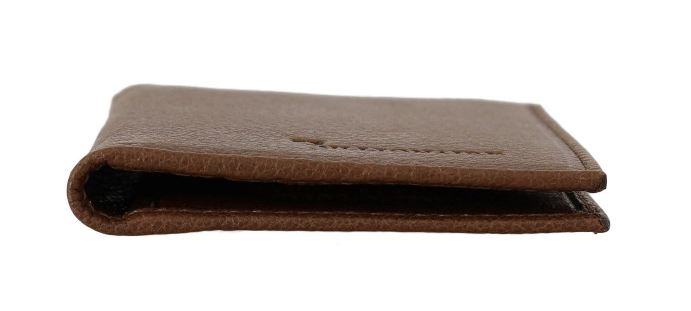 Elegant Leather Men's Wallet in Brown