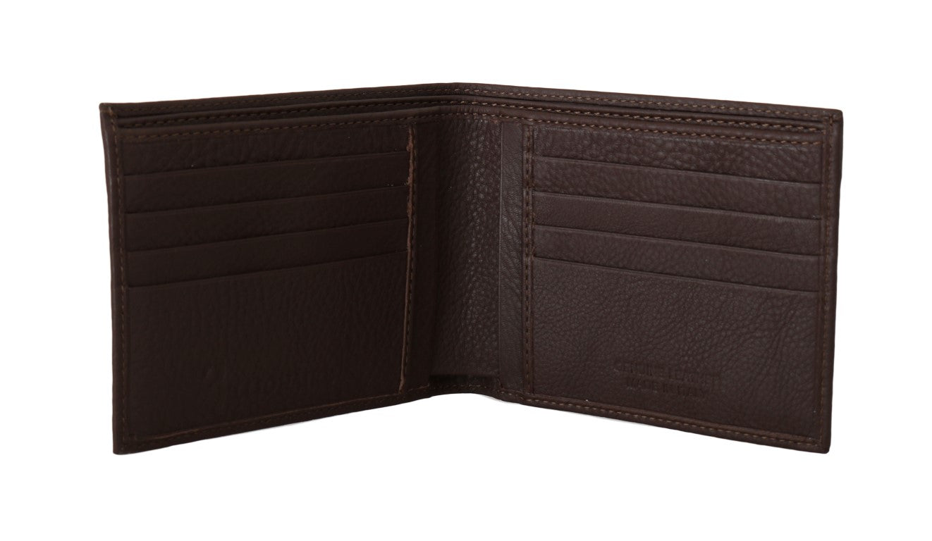 Exquisite Leather Men's Wallet in Brown