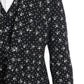 Chic Skull Printed Slim Fit Men's Suit