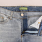 Chic Light Blue Torn Slim Fit Jeans