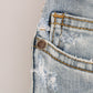 Chic Light Blue Torn Slim Fit Jeans