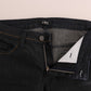 Chic Dark Blue Super Slim Fit Jeans