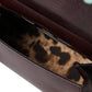 Elegant Bordeaux Leather Satchel