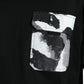 Black Camouflage Cotton Crewneck T-shirt