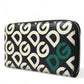 Multicolor DG Mania Leather Zip Around Continental Wallet