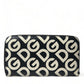 Multicolor DG Mania Leather Zip Around Continental Wallet