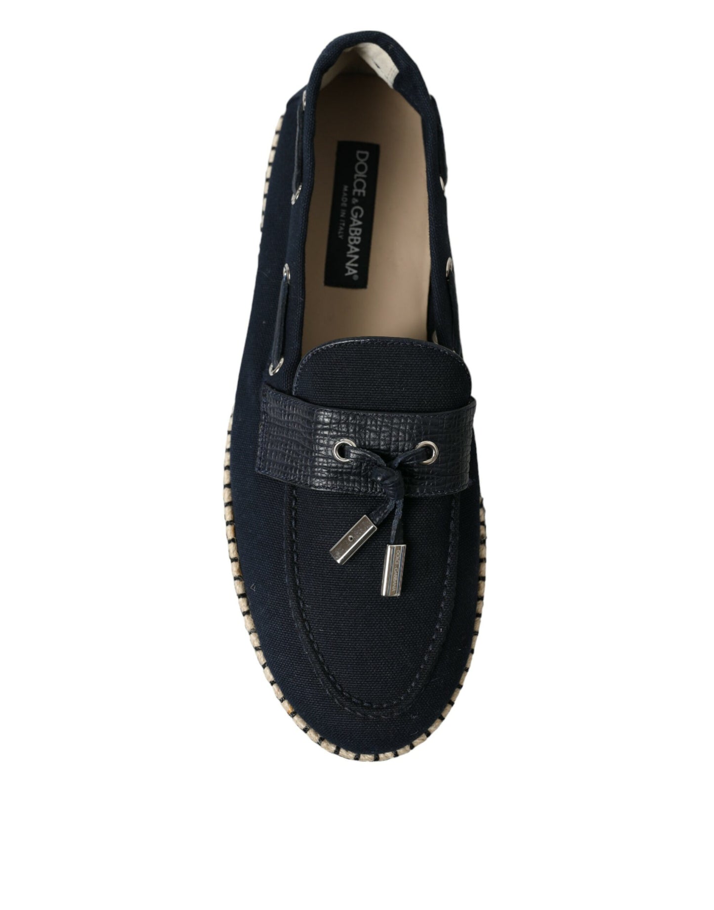 Navy Blue Slip On Men Moccasin Loafers Shoes