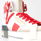 Multicolor High-Top Leather Sneakers