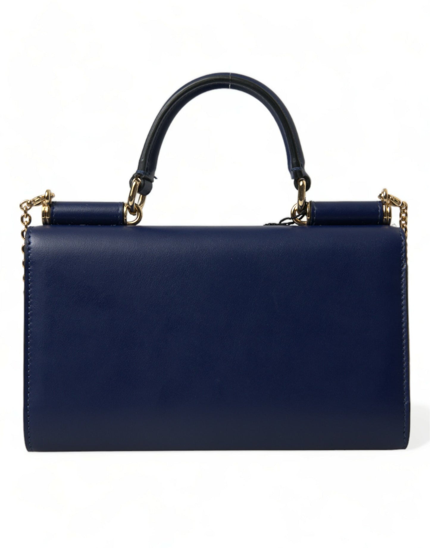 Dark Blue Leather Crossbody Phone Shoulder Bag