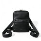 Black Calfskin Leather Logo Palermo Backpack Bag
