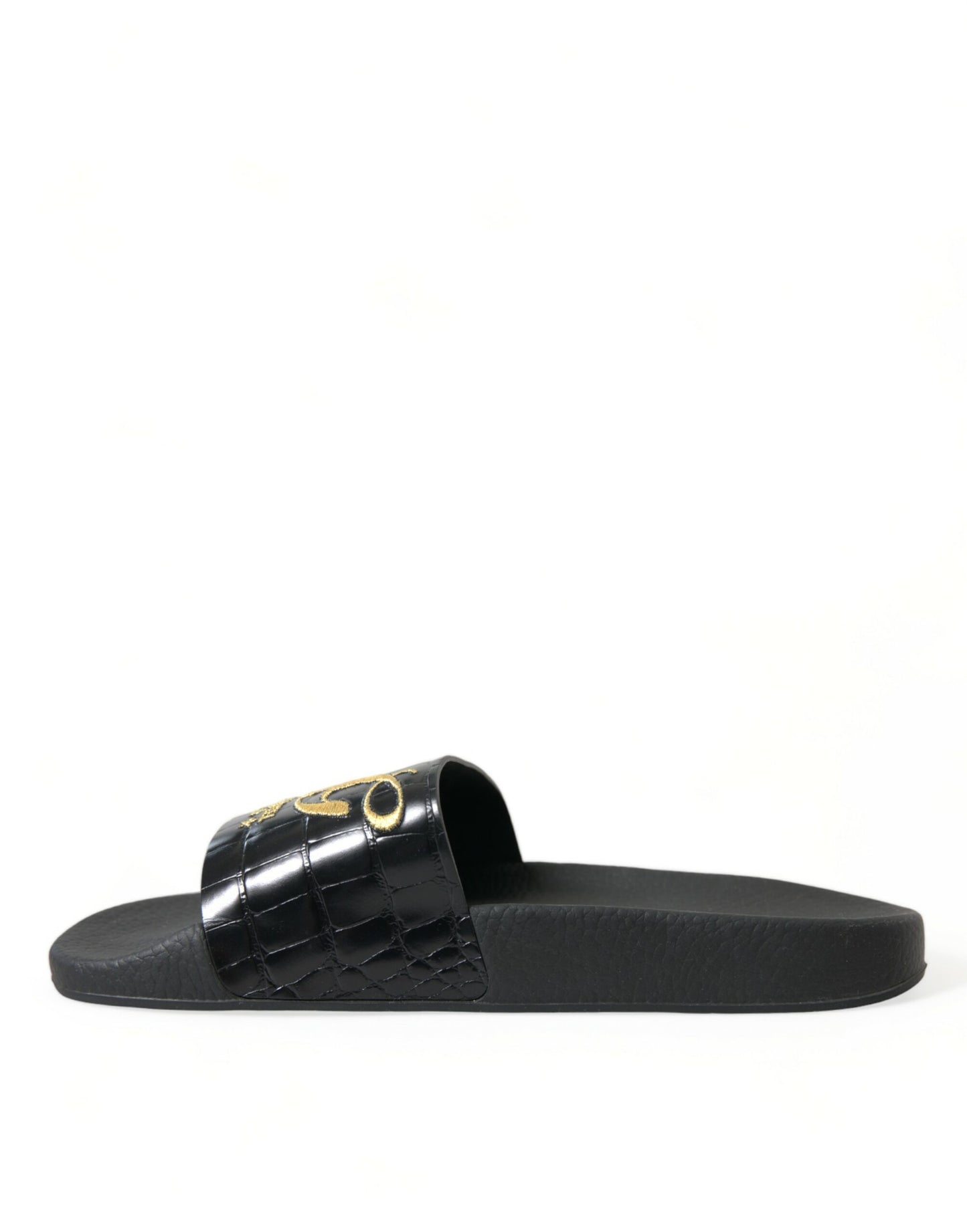 Black Luxury Hotel Beachwear Sandals Shoes