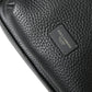 Black Calfskin Leather Logo Palermo Backpack Bag