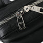 Black Calfskin Leather Logo Palermo Backpack Bag