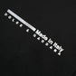 Black Cotton Blend Logo Pullover Sweater