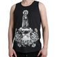 Black White Nostra Signora di Fatima Tank T-shirt