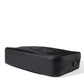 Black Calfskin Leather Bee Embellished Clutch Bag
