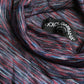 Blue Purple Turtleneck Pullover Sweater