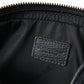 Black Calfskin Leather Bee Embellished Clutch Bag