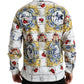 White Majolica Cotton Collared Polo Shirt