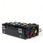 Black Plexi Multicolor Crystal Logo Shoulder Bag