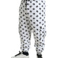 White Logo DG Print Men Jogger Sweatpants Pants