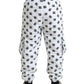 White Logo DG Print Men Jogger Sweatpants Pants
