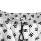White Logo DG Print Men Jogger Sweatpants Pants
