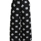 Black Logo DG Print Wide Leg Pants