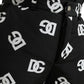 Black Logo DG Print Wide Leg Pants