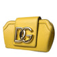 Yellow Leather DG Logo Eyewear Sunglasses Case Cover Bag