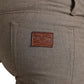 Brown Cotton Stretch Skinny Men Pants