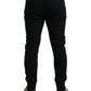Black Cotton Blend Jogger Men Sweatpants Pants