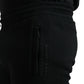 Black Cotton Blend Jogger Men Sweatpants Pants