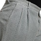 Light Blue Corduroy Straight Cotton Pants