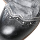 Black Leather Lace Up Formal Derby Dress Shoes
