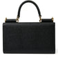 Black Leather MiniVon Crossbody Phone Shoulder Bag