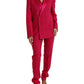 Red MARTINI Wool Slim Fit 3 Piece Suit