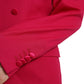 Red MARTINI Wool Slim Fit 3 Piece Suit