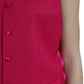 Red MARTINI Wool Slim Fit 3 Piece Suit