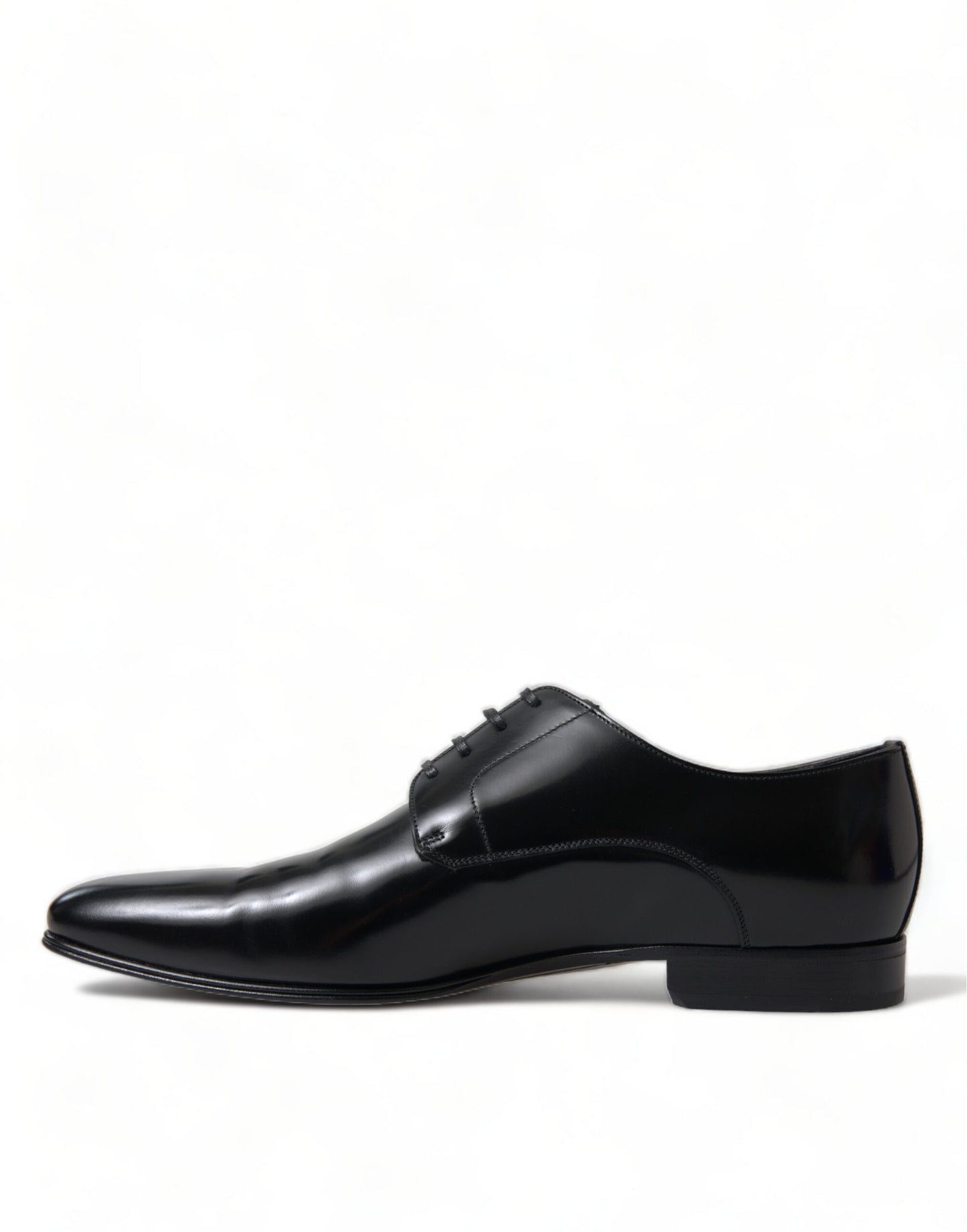 Elegant Men's Leather Lace-Up Derby Shoes