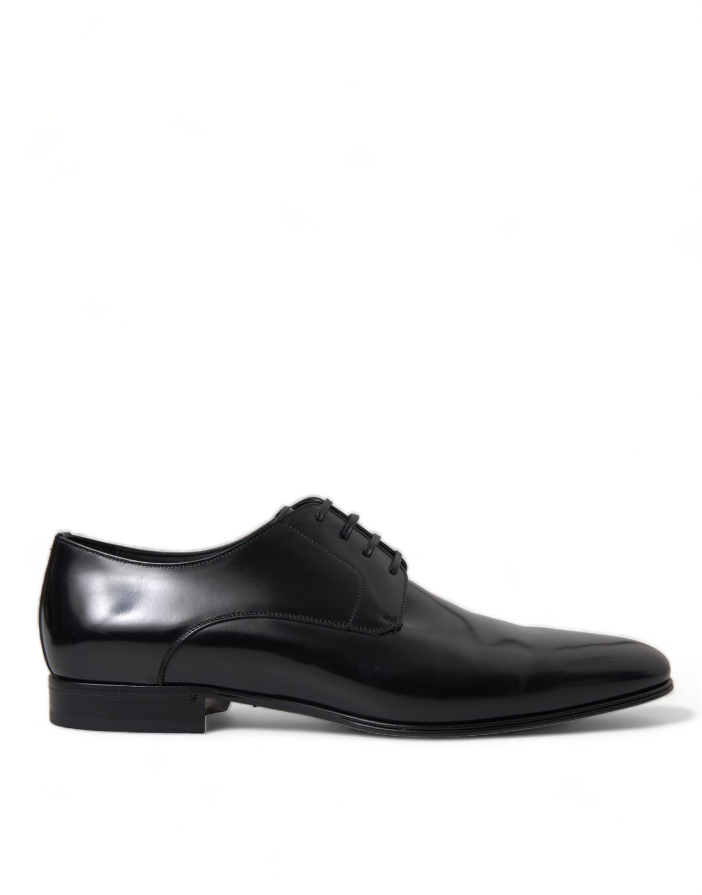 Elegant Men's Leather Lace-Up Derby Shoes