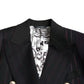 Black Striped SICILIA Double Breasted Jacket