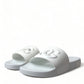 White Rubber Sandals Slippers Beachwear Men Shoes
