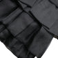 Black Tiered Aline High Waist Silk Mini Skirt