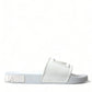 White Rubber Sandals Slippers Beachwear Men Shoes