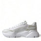 Elegant White DAYMASTER Casual Sneakers