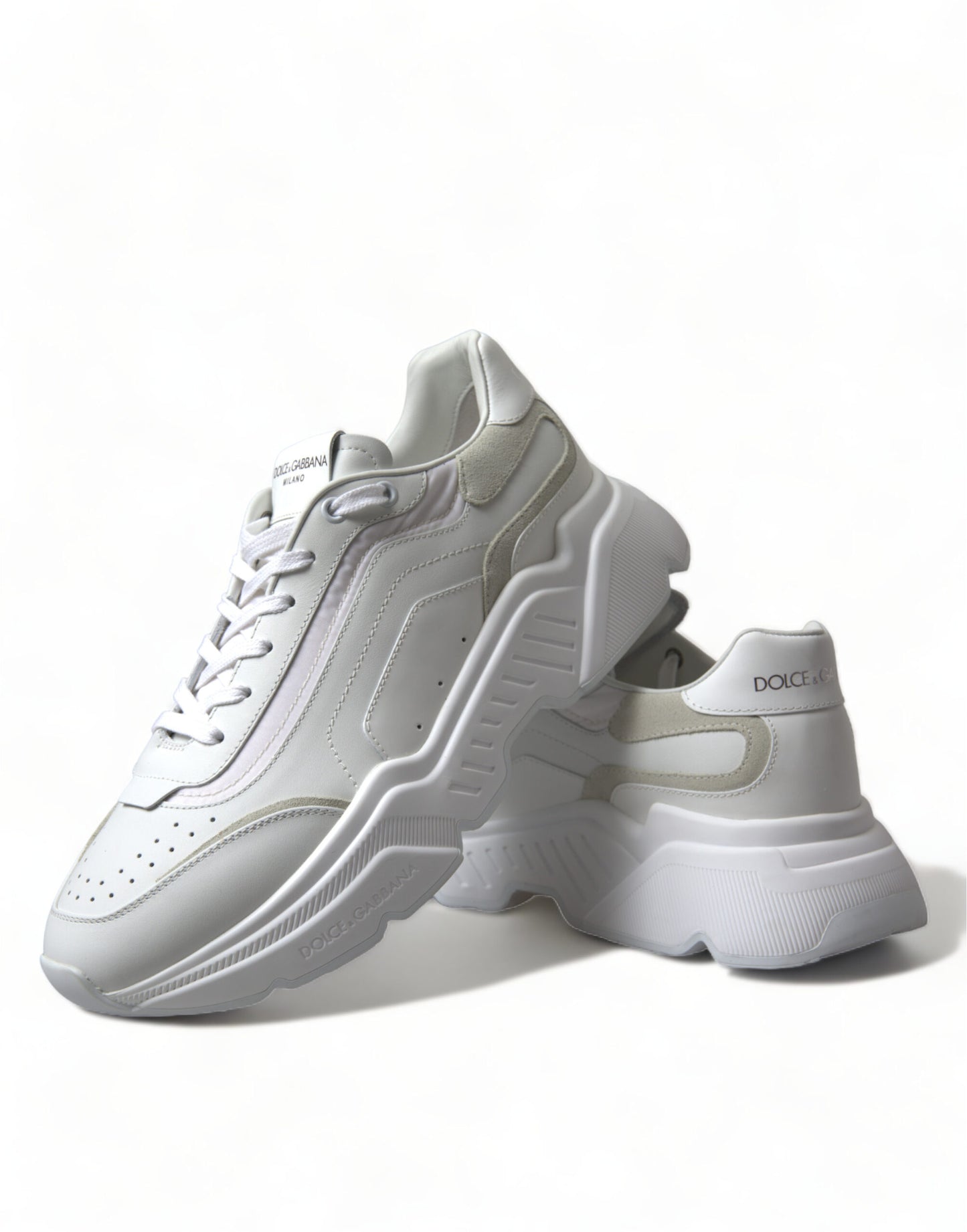 Elegant White DAYMASTER Casual Sneakers