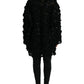 Black Sequined Embellished Pullover Sweater